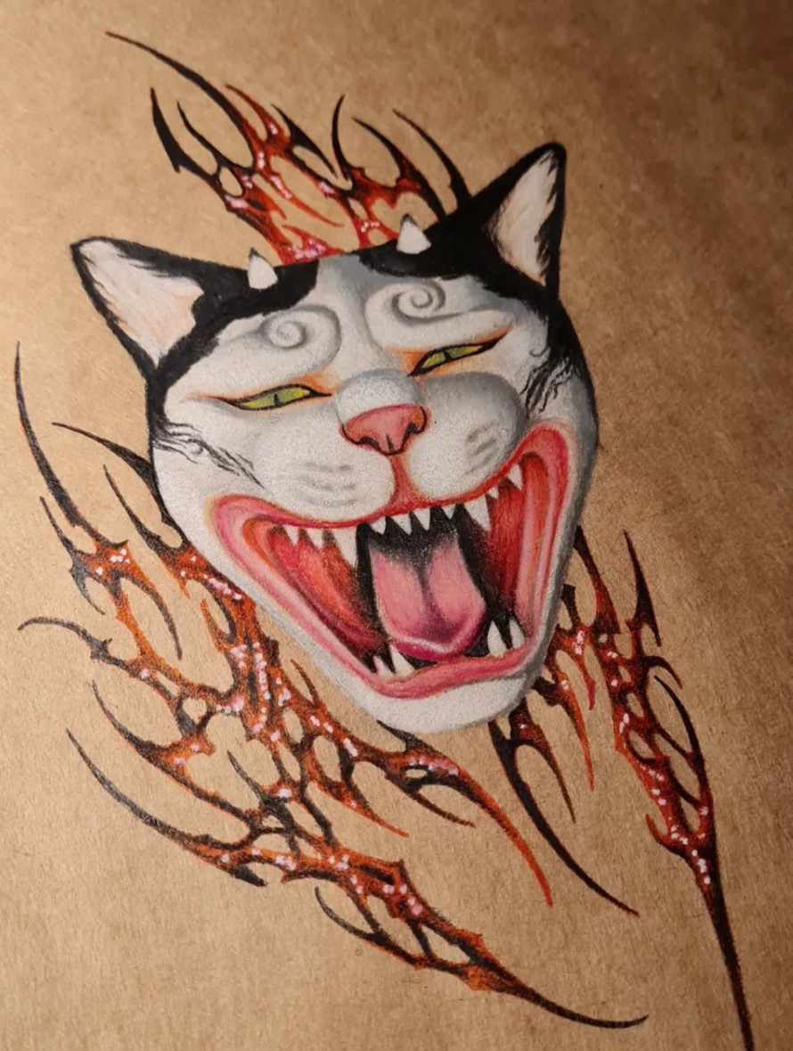 Flash: felino con máscara